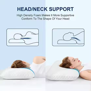 リラックスした睡眠はエッセンシャルオイルを注入した人気のメモリーフォームピローを待っています - Product Image 4