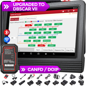 เปิดตัวเครื่องมือวินิจฉัยระบบเต็มรูปแบบบลูทูธ Wi-Fi X431 V + V5.0 10.1นิ้วพร้อม dbscar VII - Product Image 4