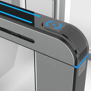 Sistema di controllo di accesso intelligente del tornello della falda con la carta di scorrimento & l'impronta digitale per le costruzioni commerciali - Product Image 2