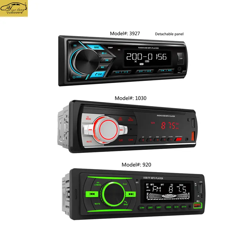 Lecteur MP3 3927 autoradio FM Récepteur d'entrée auxiliaire USB avec audio BT
