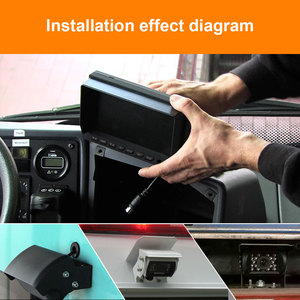 Fábrica 7 pulgadas LCD AHD monitor De Video cámara De Reversa Recul De respaldo 1080P Cámara De vista trasera del coche del sistema De inversión ayuda - Product Image 5