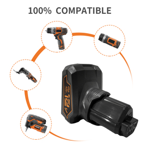 Rechargeable 12V <strong>Ridgids</strong> Prolithium-Ion Battery With <strong>LED</strong> Indicator Cordless 4ah Power Tool Battery for AEG <strong>Ridgids</strong> L1240 - Product Image 4