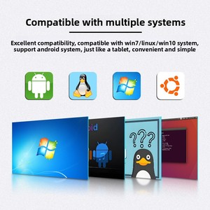 XPlinuxシステム内蔵フロントスイッチUSBタッチスクリーンモニター超薄型ワイドスクリーン商用レジ端末 - Product Image 2