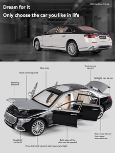 1:24 Scale Diecast <strong>Model</strong> Benz Maybach S680 Metal SUV <strong>Car</strong> <strong>Model</strong> with Sound &amp; Light Pullback Toy Ornament for Decorate - Product Image 3