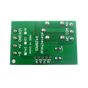 2 in 1 <strong>RS485</strong> &amp; RS232(TTL) AT &amp; Modbus RTU Relay Switch Board PC USB COM UART Serial port 1 Channel 12VDC <strong>Module</strong> - Product Image 2
