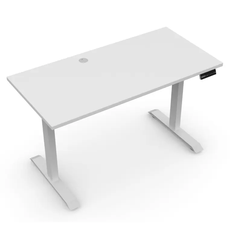 Suporte de mesa elevatório elétrico por atacado, motor único, pode levantar pernas de mesa para computador, em casa