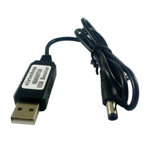 5V a 9V/12V USB A a DC 5,5*2,1mm Boost Convertidor de voltaje Cable de aumento de voltaje para MEGA2560 Wifi Router Mobile Power - Product Image 1