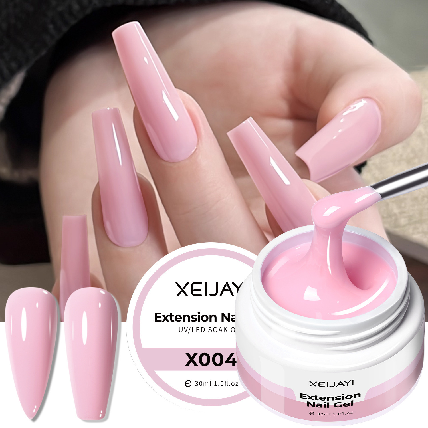 30ml large white jar extension glue 04