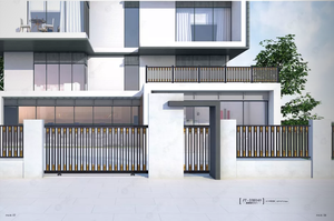 Ống Sắt Hiện Đại Cổng Ưa Thích Nhà Ấn Độ Tường Ranh Giới Mới Nhất Chính Thiết Kế Cổng Để Bán Nhà Không Dây Tùy Chỉnh Chống Đào Tạo - Product Image 3