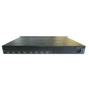 Codificador de vídeo Hd a Ip Asi de 8 canales Salida Ip Sistema de cabecera de TV digital Codificador de vídeo Hd a Ip Asi para transmisión en vivo - Product Image 2