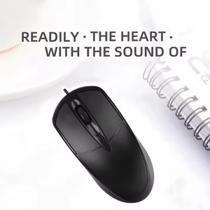 Customizable Simple to <strong>Use</strong> Desktop Black Color Optical <strong>Mouse</strong> Office <strong>Computer</strong> Classic Shell Usb Wired <strong>Mouse</strong> - Product Image 5