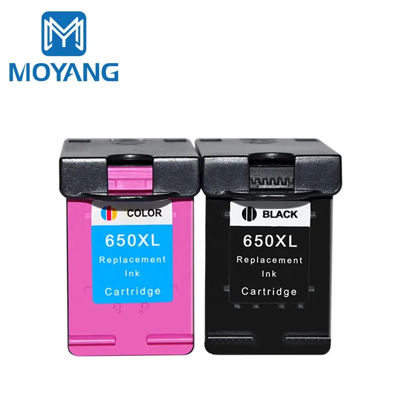 MoYang compatible para hp650 650XL cartuchos de tinta utilizado para hp 650 Deskjet serie 1015, 1515, 2515, 2545, 2645, 3515, 4645 impresora