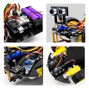 LAFVIN yükseltilmiş V2.0 akıllı Robot araba 2WD şasi kiti Arduino Robot için kök/grafiksel programlama Robot araba
