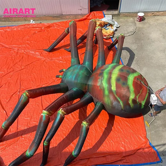 Disfraz de globo inflable de araña gigante, personalizado para adultos