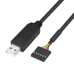 DTECH FTDI USB TTL seri 3.3V adaptörü kablosu 6 Pin 0.1 inç zift dişi soket başlığı UART IC FT232RL çip pencere 10 8 7 ı ı ı ı ı ı ı ı ı ı ı ı ı ı ı ı ı ı ı ı - Product Image 5