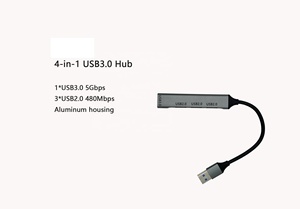 3x USB2.0 + USB3.0 4 in 1 taşınabilir USB 3.0 Hub - Product Image 2