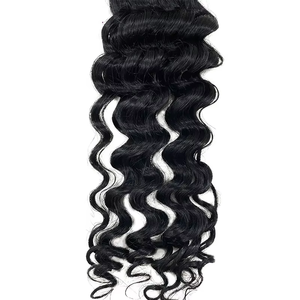 巴西天然波浪拉绳马尾辫人发延伸人头马尾发包夹 - Product Image 4