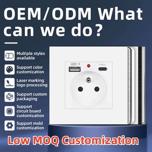 2025 porta Computer italia outtletcrystal vetro Panelrj45 modulo adattatore per cavo di rete di interfaccia CAT5E presa a parete Standard - Product Image 6