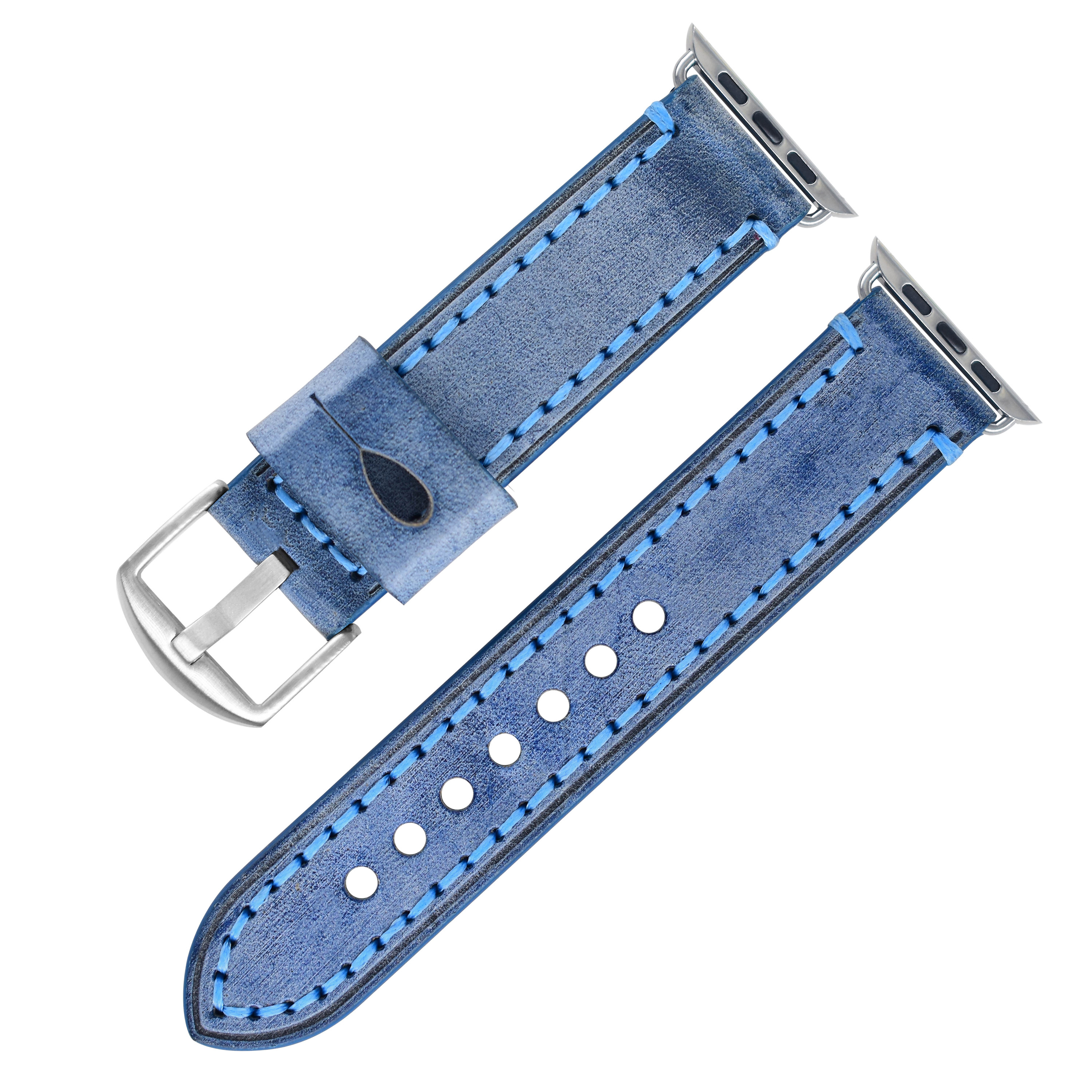 Boucle bleu argent K009S
