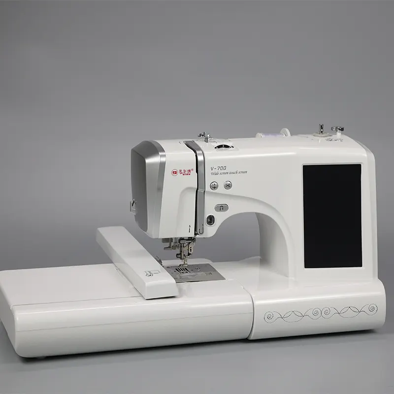 MYSEW V700 débutants maison petite machine à broder automatique informatisée pour la broderie de machine domestique