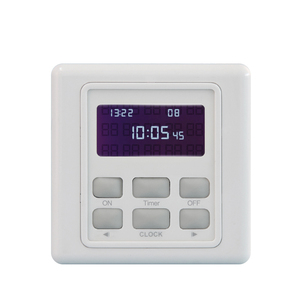 Interruttore Timer Display LCD con impostazioni di periodo Multiple giornaliere - Product Image 2