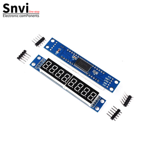 Modulo Display digitale a 4/8 Bit con Driver seriale TM1637 Clock da 0.36 pollici e Display con caratteri a LED regolabili MAX7219 - Product Image 5