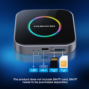 Ai Hộp 4G 64GB Youtube Xe Chơi Adapter Netflix Android Đa Phương Tiện 4K Adapter Không Dây Ai Hộp Carplay Cho Xe Có Dây Apple iPhone - Product Image 5