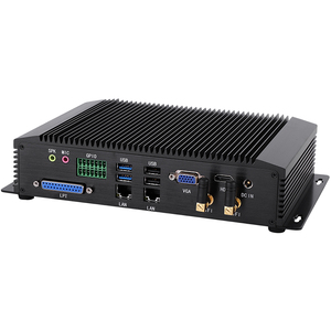 Mini endüstriyel PC Linux Ubuntu çift LAN 6 COM RS232 RS485 fansız DDR3 RAM LCD ekran tıbbi bakım için destek AI CNC-GT5000 - Product Image 1