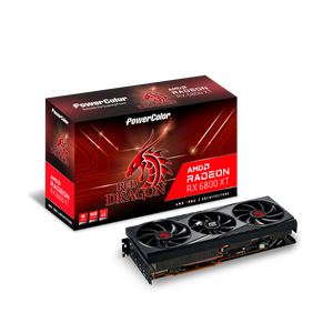 デスクトップゲーミングRadeon AMDRX6800XT用の真新しいPowerColor RX6800XTレッドドラゴン16GBD6-3DHROCハイエンドグラフィックカード - Product Image 1