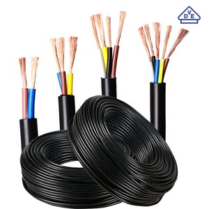 RVV kablosu 4 çekirdek 1.5MM 2.5MM 4MM 6MM 6MM esnek kablo PVC yalıtımlı ve kılıflı elektrik güç kablosu - Product Image 1
