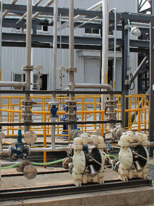 ปั๊มไดอะแฟรม AODD พร้อมปั๊มไดอะแฟรม PTFE/Santoprene ตัวปั๊มไดอะแฟรมแบบนิวเมติกโพรพิลีน - Product Image 6