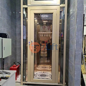 Giá Rẻ 2 Tầng 3 Tầng 250Kg 320Kg Bên Ngoài Biệt Thự Khu Dân Cư Đường Sắt Hướng Dẫn Điện Thông Tư Nhỏ Mini Nhà Thang Máy Thang Máy - Product Image 6
