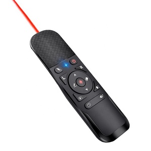 Telecomando di presentazione con puntatore Laser Air Mouse presentatore Wireless Clicker RF 2.4GHz presentatore puntatore Laser USB - Product Image 1