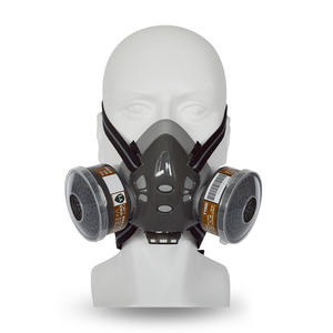Penjualan langsung dari pabrik Respirator partikulat karet wajah setengah penuh dengan masker <span class=keywords><strong>Gas</strong></span> <span class=keywords><strong>filter</strong></span> ganda - Product Image 1