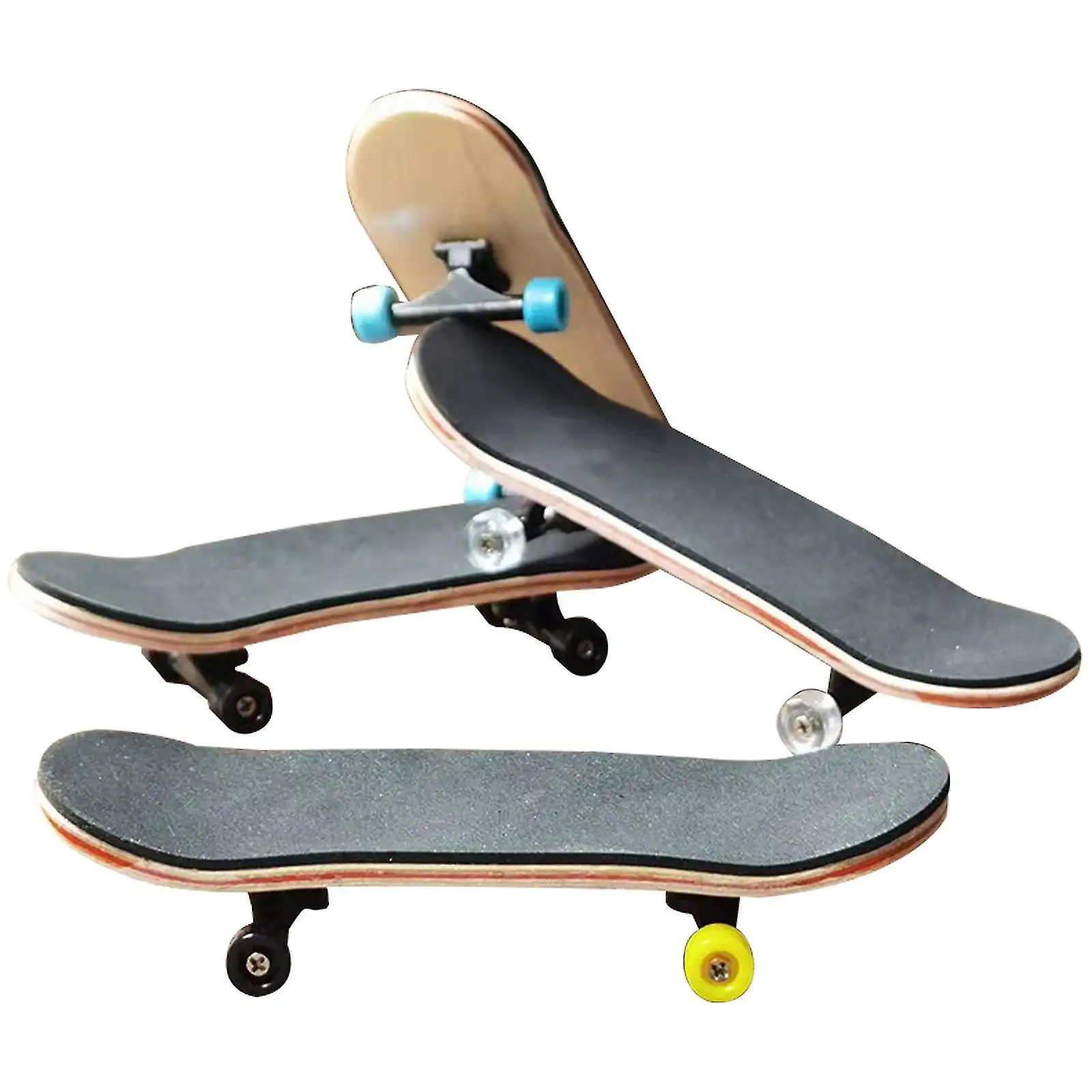 Atacado Barato logotipo personalizado Skate Boards Decks Double Rocker Shape Skate Maple Truck Dedo Skate