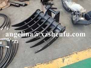 3吨挖掘机根耙迷你挖掘机附件耙斗待售 - Product Image 5