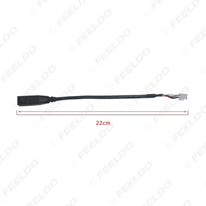 汽车音频收音机4针连接器至通用串行总线输入线适配器，适用于丰田凯美瑞花冠马自达标准原装汽车通用串行总线电缆