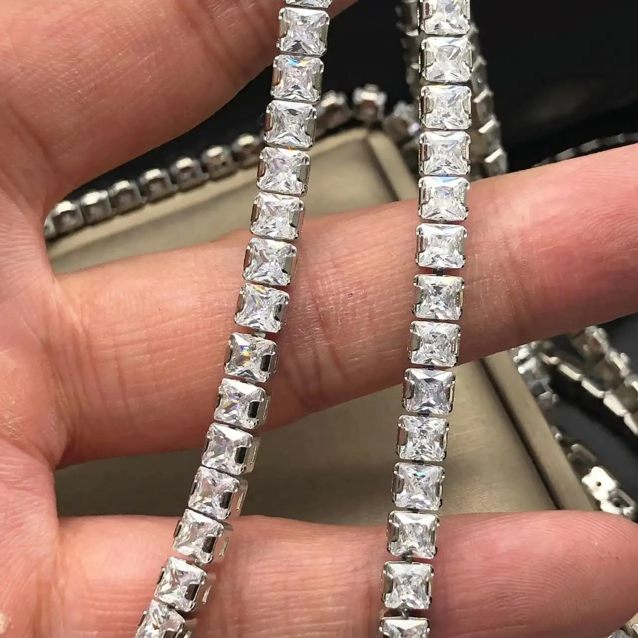 ZSY Rhinestone kristal Trim yoğun zirkon elmas fincan zinciri tırnak sanat giysi DIY takı kolye bilezik aksesuarları için