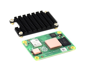 サイズと取り付け穴のCM4と一致するRaspberryPi Computeモジュール4CM4用の専用アルミニウムヒートシンク - Product Image 3