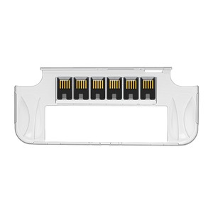 6 oyun kartları yuvası ile ana bilgisayar yarım paket PC koruyucu kabuk için nintendo anahtarı OLED Host koruma sert kabuk - Product Image 2