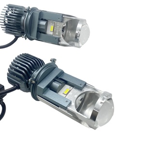 X7S เครื่องฉายภาพ H4 LED ขนาดเล็กเลนส์45W, เครื่องฉายภาพสูงสอง LED ลำแสงต่ำเลนส์สำหรับรถยนต์ - Product Image 3