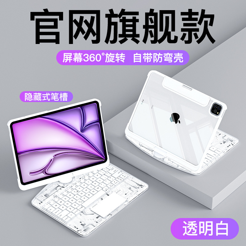 Clavier transparent à contrôle merveilleux avec rotation à 720°.