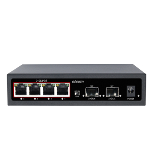 4X 2.5GBase-<strong>T</strong> PoE Ports and 2X 10Gbps SFP 4 Port PoE Switch W/ 60Gbps <strong>Ethernet</strong> Switching Capacity Support IEEE802.3af/<strong>at</strong> 65W - Product Image 6