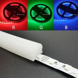 แถบไฟสร้างบรรยากาศ RGB 12V LED 108ไฟ LED ตัวเครื่องพลาสติกควบคุมระยะไกลลดแสงแนวนอน - Product Image 3