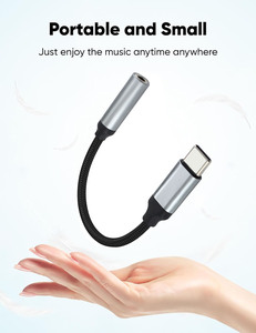 Factory Speaker Type c Male to <strong>3.5mm</strong> Female <strong>Usb</strong> Type c to <strong>3.5mm</strong> Earphone Jack Adapter Hifi Type c to <strong>3.5mm</strong> Jack Audio Converter - Product Image 3