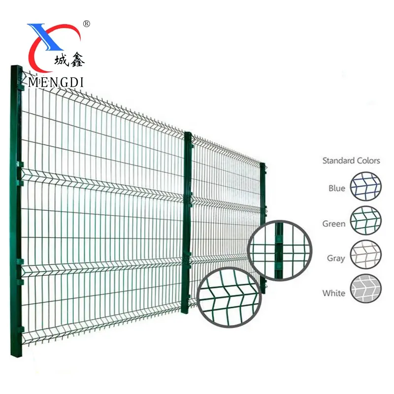 Fencing de fio soldado galvanizado de alta segurança, 2500mm altura