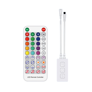 Инфракрасный пиксель rgb ic драйвер адресный SP611 38 кнопочный пульт дистанционного управления dream color управление через приложение музыкальный контроллер Светодиодная лента - Product Image 1