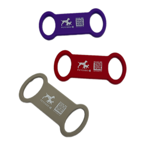 Silicona suave NFC Pet Tag 13,56 Mhz Anti Lost Pet ID Tag Animal Collar Tag Custom QR Code - Product Image 6