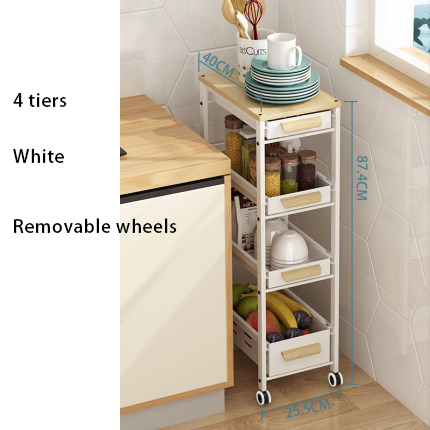 4 Tiers White
