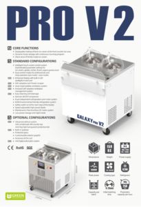 CE & NSF sertifikalı hepsi bir mil GALAXY Pro V2 2 lezzet dondurma makinesi gelato makinesi dondurma yapma makinesi toplu dondurucu - Product Image 5